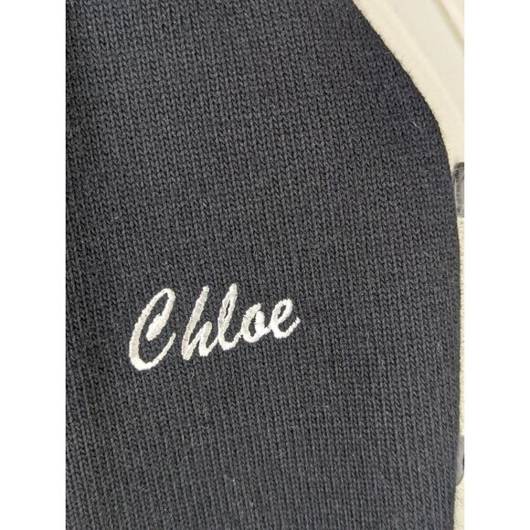 Academia Preppy High School Logo Raiderettes Cardigan Blue Button Size Wms S - Picture 10 of 13